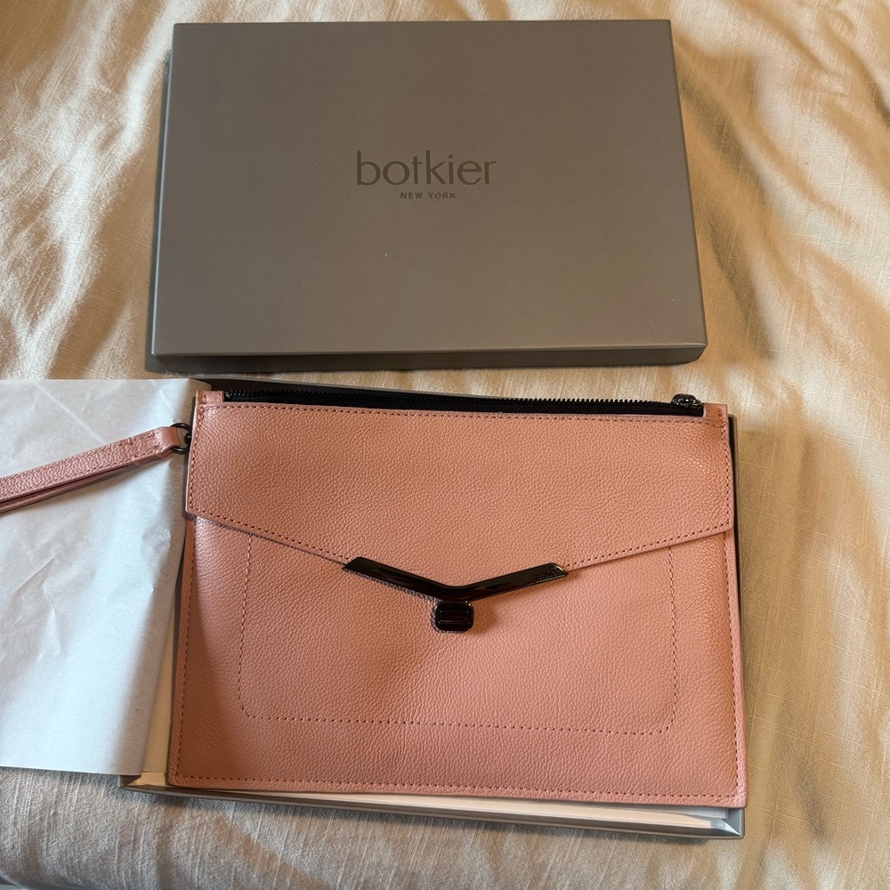 NIB Botkier Valentina Blush Pink Clutch